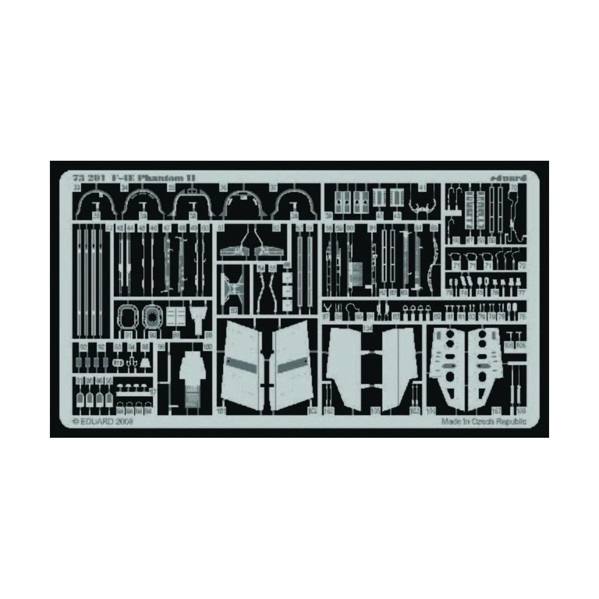 F-4E Phantom II, 1/72 - Eduard Accessories 73201
