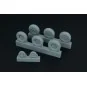 Spitfire 3 spoke wheels set (3 types of tires), 1/48 - Brengun BRL4...