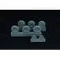 Spitfire 5 spoke wheels set (3 types of tires), 1/48 - Brengun BRL4...