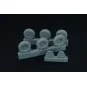 Spitfire 5 spoke wheels set (3 types of tires), 1/48 - Brengun BRL4...