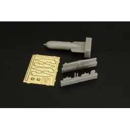 Japanese 250kg bomb with rack, 1/48 - Brengun BRL48103