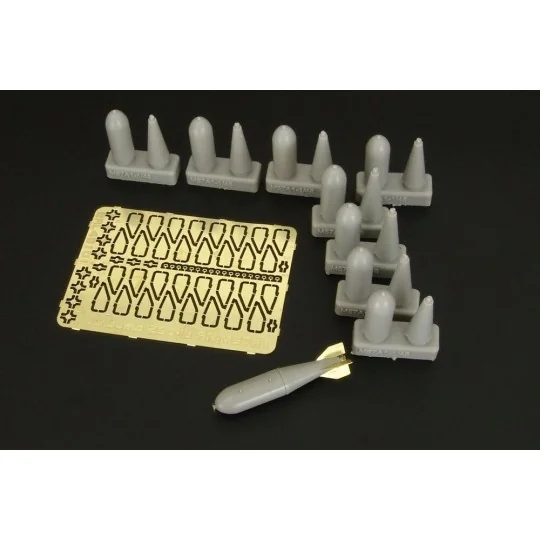 US bomb 250-lb AN-M57A1 (8 pcs), 1/48 - Brengun BRL48101