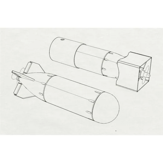 Mk24 Mine Fido“ torpedo, 1/48 - Brengun BRL48107