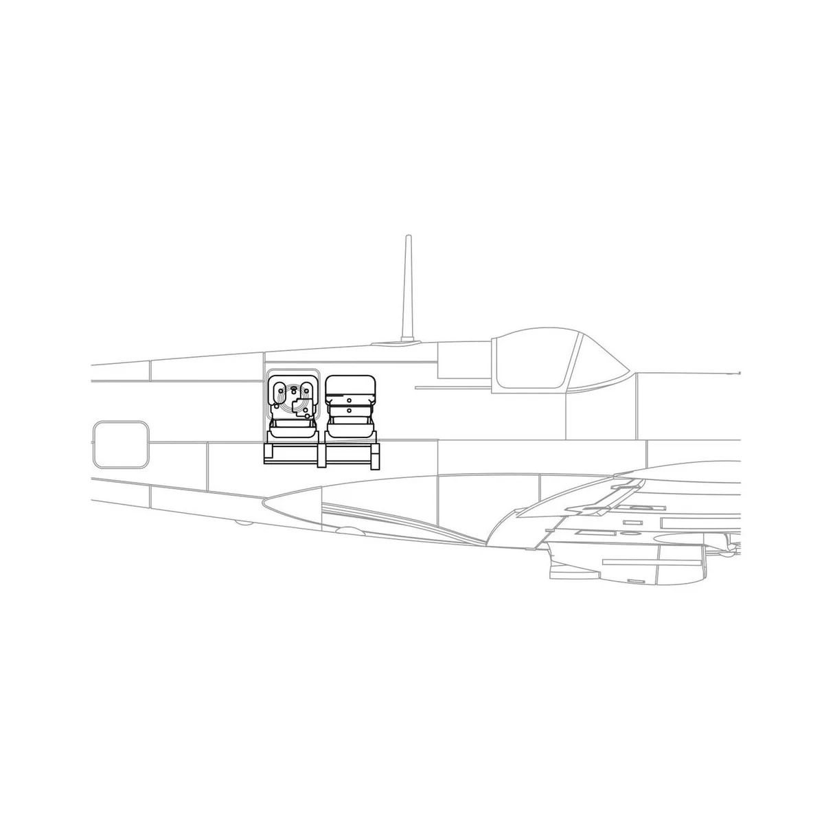 Spitfire PRU camera set, 1/48 - Brengun BRL48104