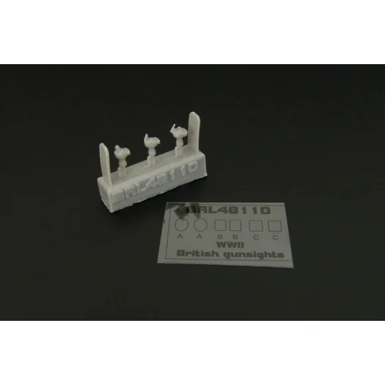 British reflector gunsight WWII, 1/48 - Brengun BRL48110