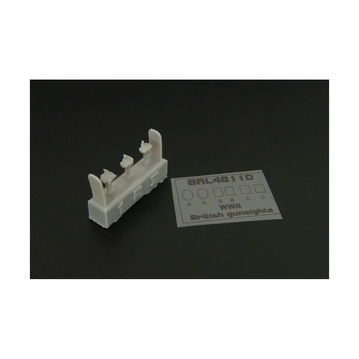 British reflector gunsight WWII, 1/48 - Brengun BRL48110