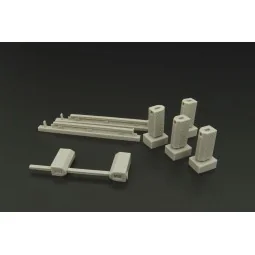 US Navy wheel chocks (modern), 1/32 - Brengun BRL32018