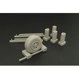 US Navy wheel chocks (modern), 1/32 - Brengun BRL32018 2