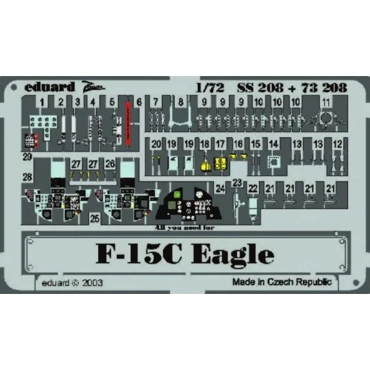 F-15C Eagle - Eduard Accessories 73208