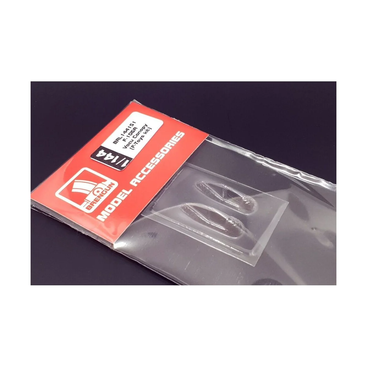 F-106A Vacu Canopy (F-Toys kit), 1/144 - Brengun BRL144151