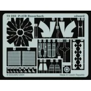 P-47D Razorback - Eduard Accessories 73222