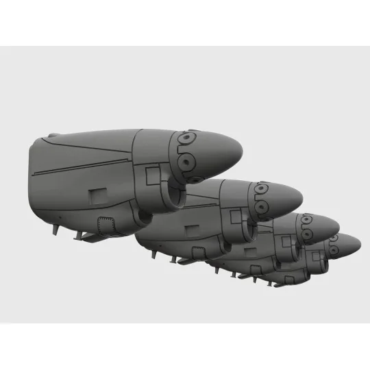 C-130J Engine set, 1/72 - Brengun BRL72170