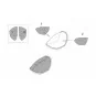 Me P1103 rocket fighter canopy mask (Brengun kit), 1/72 - Brengun B...