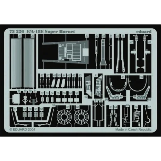 F-18E Super Hornet, 1/72 - Eduard Accessories 73226