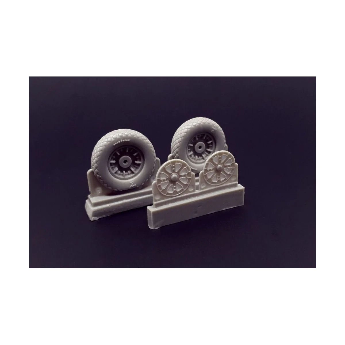 F4U Corsair Diamond Thread Wheels set, 1/48 - Brengun BRL48113