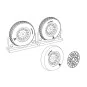 F4U Corsair Block Thread Wheels set, 1/48 - Brengun BRL48114