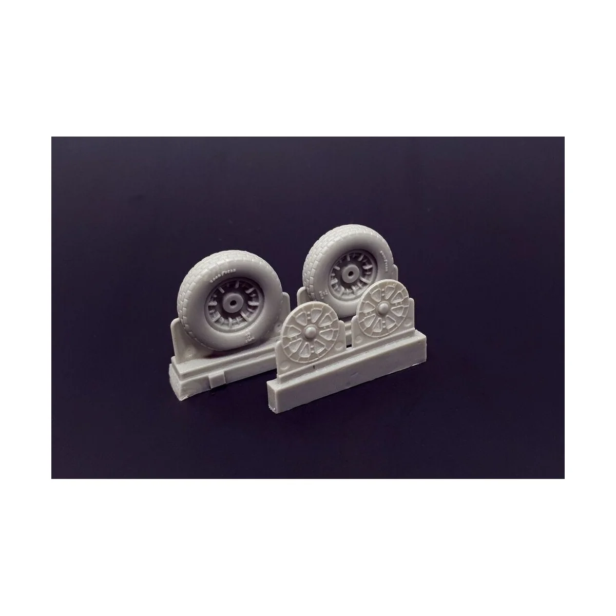 F4U Corsair Block Thread Wheels set, 1/48 - Brengun BRL48114