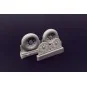 F4U Corsair Block Thread Wheels set, 1/48 - Brengun BRL48114