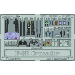 F-8E Crusader, 1/72 - Eduard Accessories 73227