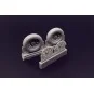 F4U Corsair Ribbed-Diamond Thread Wheels set, 1/48 - Brengun BRL48116