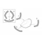 Me P1103 rocket fighter canopy mask (Brengun kit), 1/48 - Brengun B...