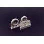 F4U Corsair Ribbed Thread Wheels set, 1/48 - Brengun BRL48115