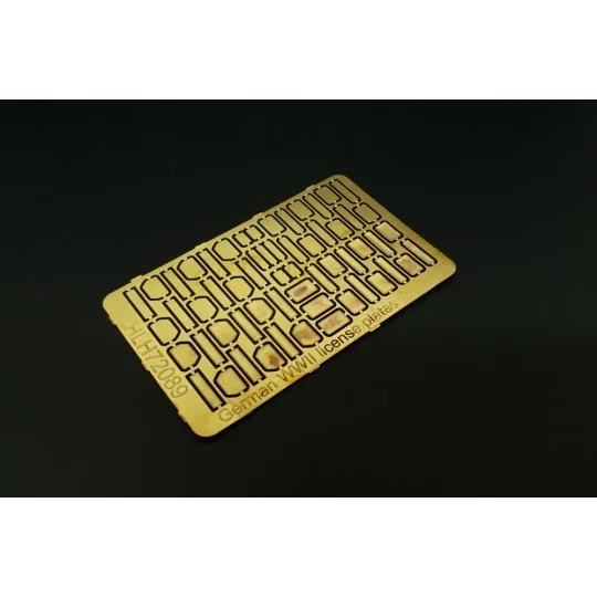 German WWII licence plates, 1/72 - Hauler HLH72089