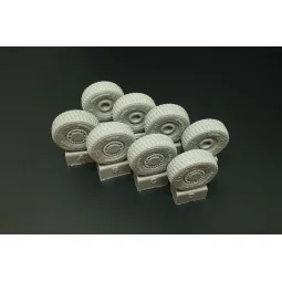 JGSDF Type 16 Wheels (Aoshima kit), 1/72 - Hauler HLH72094