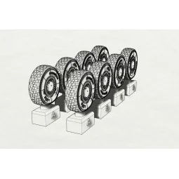 JGSDF Type 16 Wheels (Tamiya kit), 1/35 - Hauler HLU35115 2
