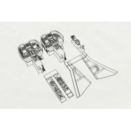 AV8B Cockpit (Hasegawa kit), 1/72 - Brengun BRL72182 2