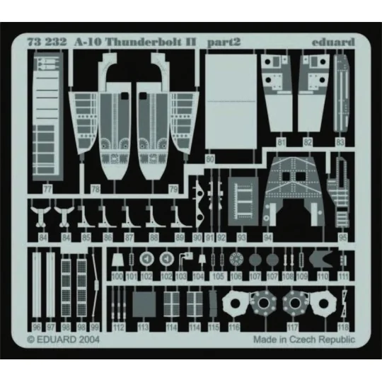 A-10 Thunderbolt II, 1/72 - Eduard Accessories 73232
