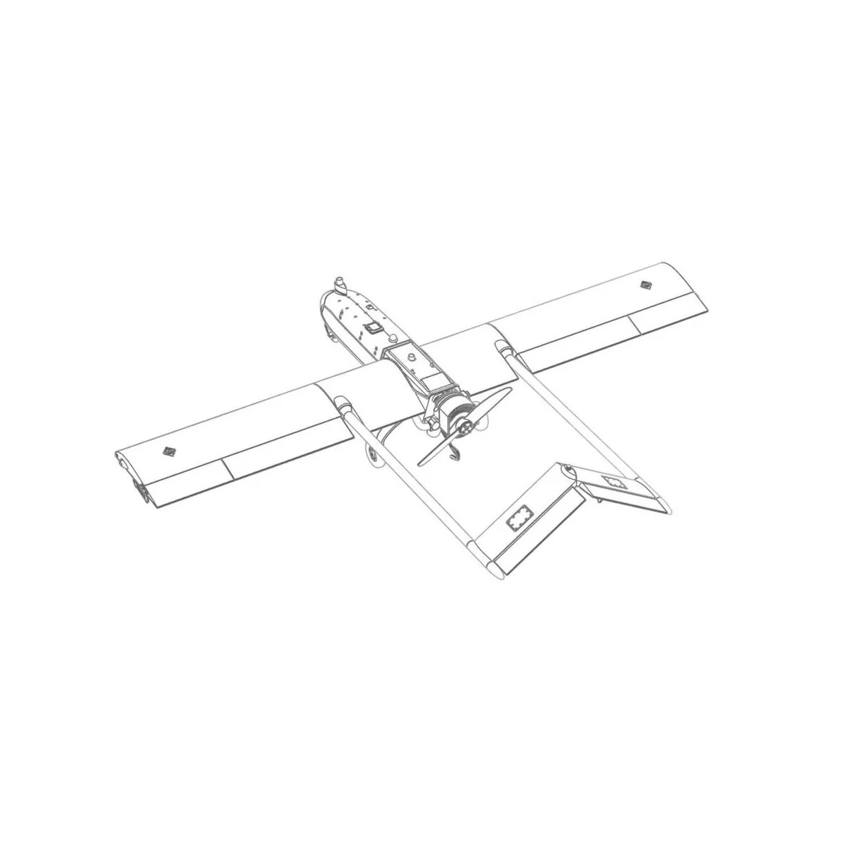 RQ-7B Shadow UAV, 1/48 - Brengun BRS48009