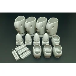 C-130J engine nacells (Italeri kit), 1/48 - Brengun BRL48123 2