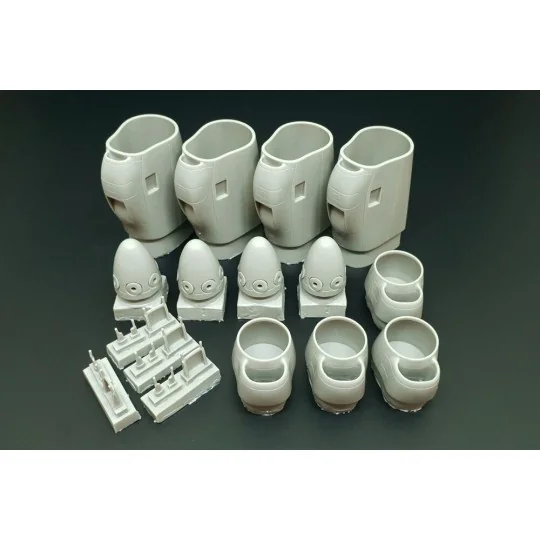 C-130J engine nacells (Italeri kit), 1/48 - Brengun BRL48123
