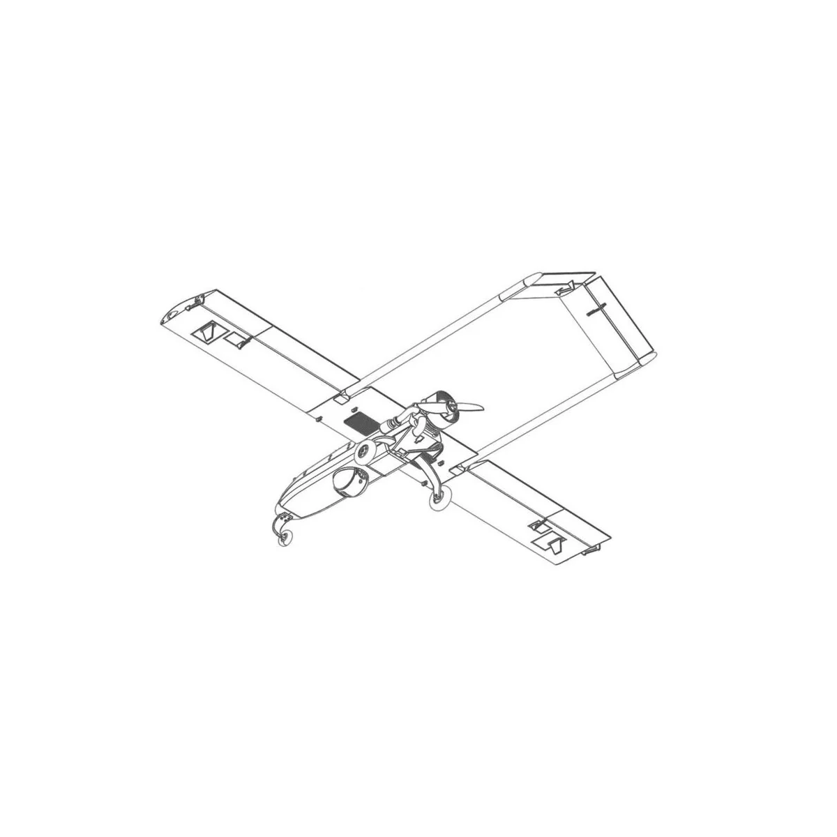 RQ-7B Shadow UAV, 1/48 - Brengun BRS48009
