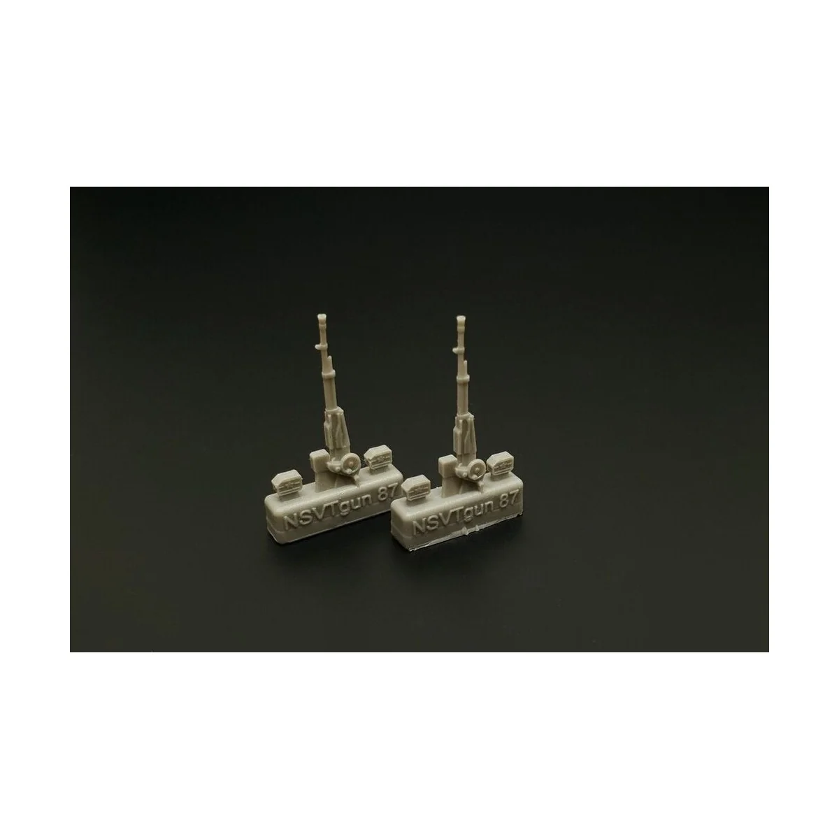 NSVT 12, 7mm tank heavy machine gun (2pcs), 1/87 - Hauler HLR87200