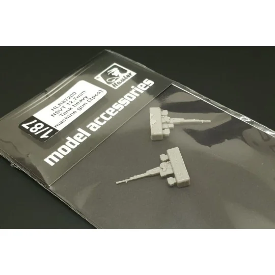 NSVT 12, 7mm tank heavy machine gun (2pcs), 1/87 - Hauler HLR87200