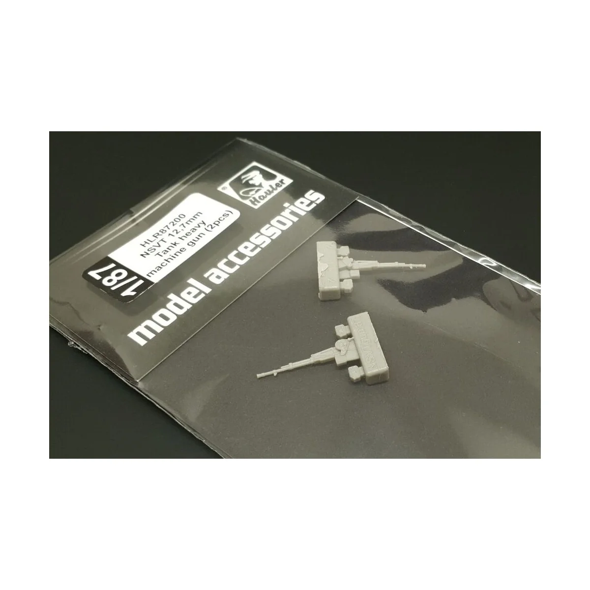 NSVT 12, 7mm tank heavy machine gun (2pcs), 1/87 - Hauler HLR87200