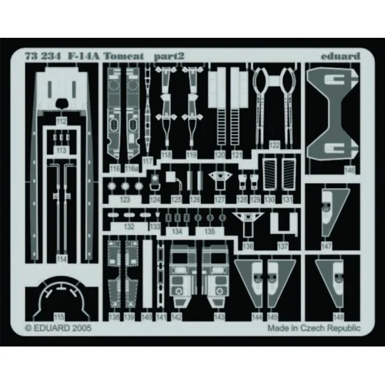 F-14A Tomcat, 1/72 - Eduard Accessories 73234