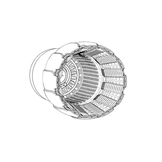 F-16C-D block 40-50 GE F110 engine nozzle (Tamiya), 1/48 - Brengun ...