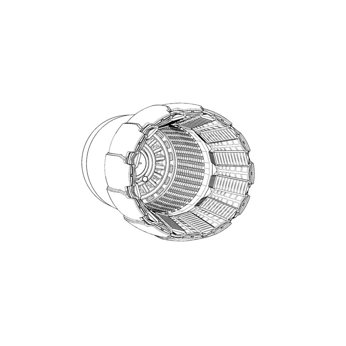 F-16C-D block 40-50 GE F110 engine nozzle (Tamiya), 1/48 - Brengun ...