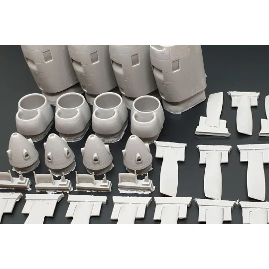 C-130 E-H engine set (Italeri kit), 1/48 - Brengun BRL48125