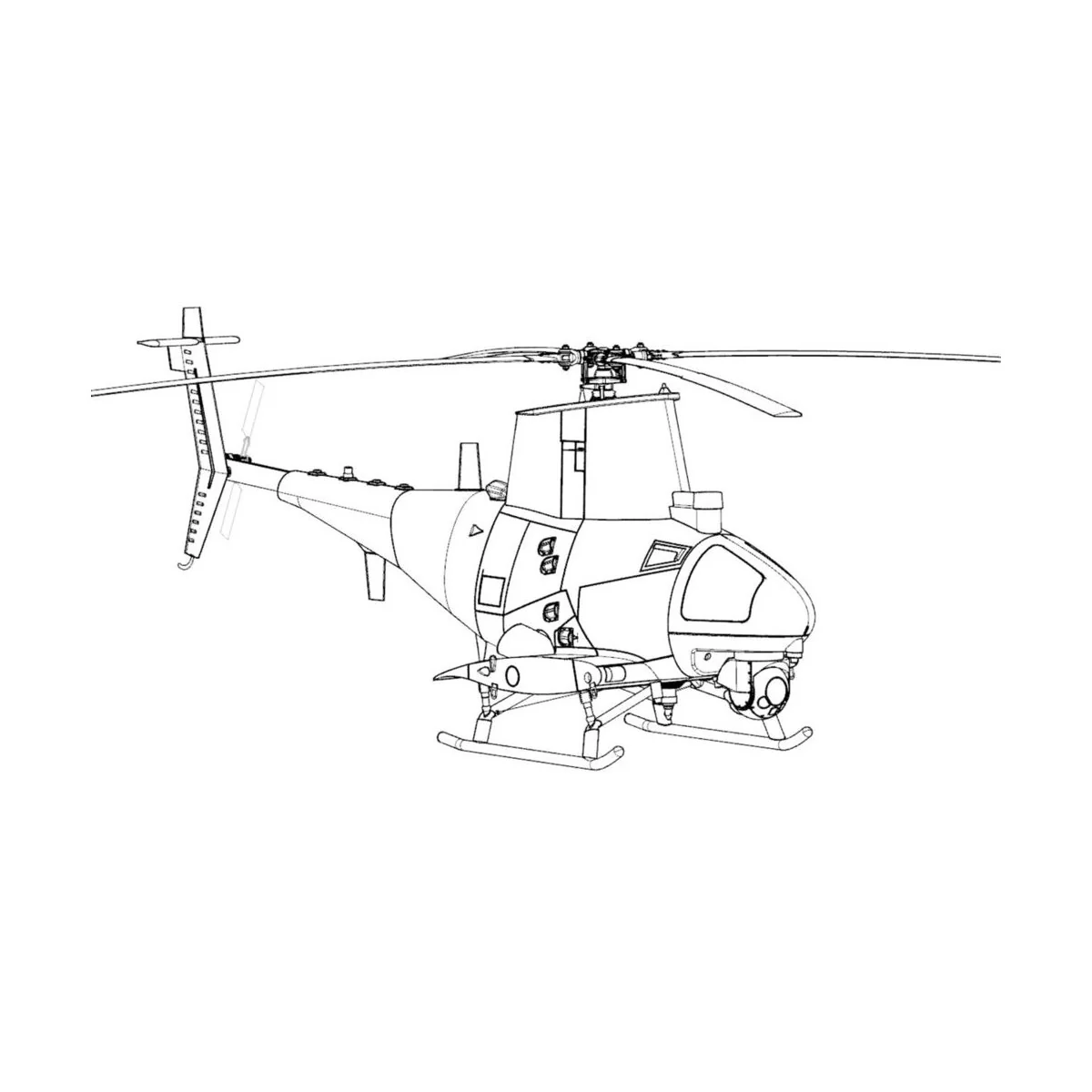 MQ-8B Fire Scout, 1/48 - Brengun BRS48010