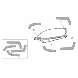 Extra EA-300L-330LC Canopy masks (Brengun kit), 1/72 - Brengun BRL7...