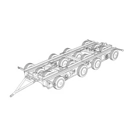 Culemeyer four axles, 1/120 - Hauler HTT120082