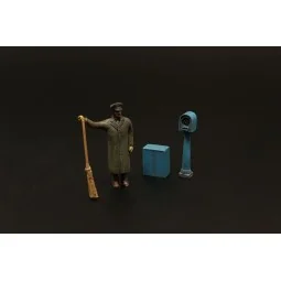 Street sweeper and parking meter, 1/87 - Hauler HLR87202 2