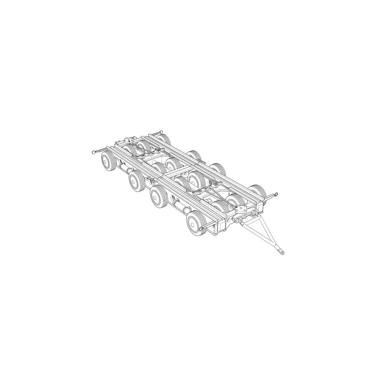 Culemeyer four axles, 1/120 - Hauler HTT120082