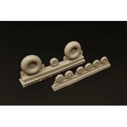 DH 98 Mosquito wheels, 1/72 - Brengun BRL72206 2
