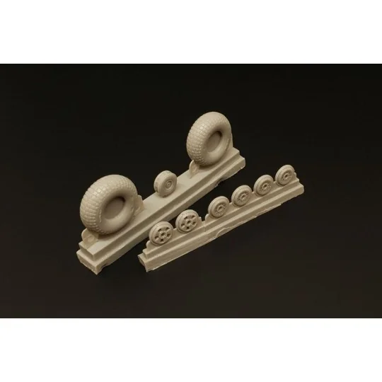 DH 98 Mosquito wheels block thread, 1/72 - Brengun BRL72207