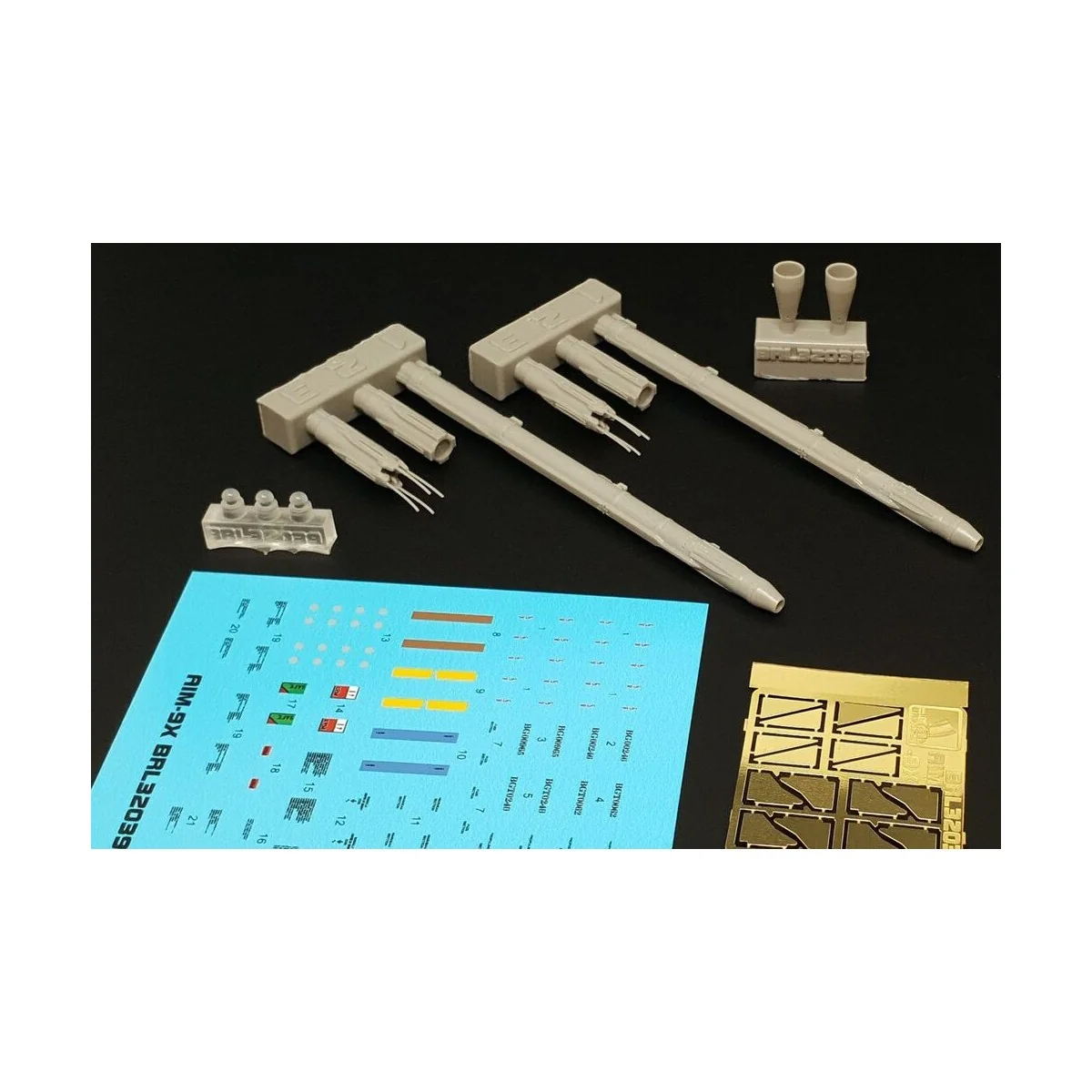 AIM-9X Sidewinder (2pcs), 1/32 - Brengun BRL32039